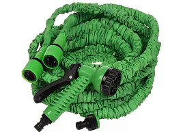 Шланг поливочный растягивающийся с пистолетом Grandy 10-30м ВТ003/8178