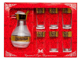 Набор подарочный 944/1256/45/8851 Олимп 7пр (кувшин+6 стаканов)