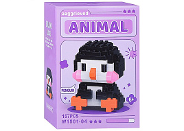 Конструктор Брик W1501-04 Пингвин 157дет