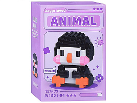 Конструктор Брик W1501-04 Пингвин 157дет