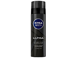 Гель для бритья Nivea  200мл Ультра Чёрный 81789