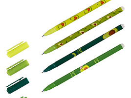 Ручка Пиши-Cтирай MESHU MS_65985 "Avocado", синяя, гелевая, 0,5мм, корпус ассорти