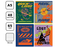 Тетрадь 48л. линия  Т5ск48_вл 11888 "Anti-design", выб. лак