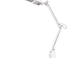 Лампа настольная офисная KD-017 А+C Camelion белый 2447 база+струбцина