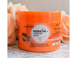 Бальзам для волос Белита Кератин+Жидкий шелк 300мл.маска 30-ти секунд. 2554