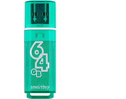 Флеш-драйв Smart Buy 64Gb SB64GBGS-G Glossy series Green зеленый