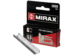 Скоба 6мм 1000шт Mirax 3153-06