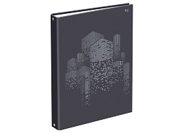 Тетрадь на кольцах 100л. А4 ТТ4к100_лг 62753 "Небоскребы. Минимализм", глянцевая ламинация