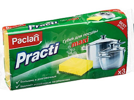 Губка для посуды Paclan Practi Maxi 3шт.