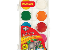 Краски 10цв. Гамма 211046_10 Мультики п/к б/к