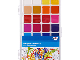 Краски 32цв. Гамма 1009199 Классическая медовая, без кисти, пластик. упак., европодвес