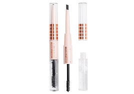 Карандаш для бровей пудровый Farres 6502 т.01 Блонд+гель