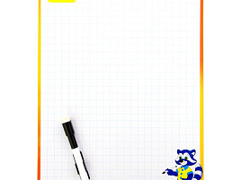 Доска маркерная Мульти-Пульти BP_15881 с маркером двухсторонняя, 340*490мм