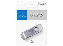 Флеш-драйв Smart Buy 32Gb SB032GB2TWW Twist White белый 0478