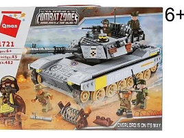 Конструктор Брик 1721 Танковый бой 482дет.