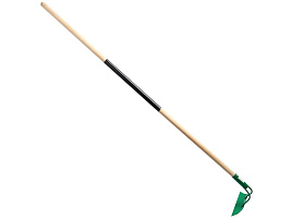 Тяпка нержавеющая сталь 225*70 с черенком для окучивания СП 4486