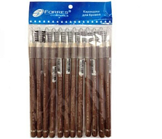 Карандаш для бровей Farres MB003-008 брюнет с расческой