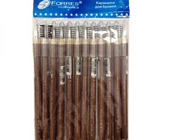 Карандаш для бровей Farres MB003-008 брюнет с расческой