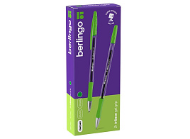 Ручка гел. Berlingo CGp_05025 "Tribase Gel grip" зеленая, 0,5мм, грип