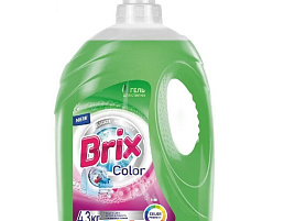 Стиральный порошок жидкий Беларусь Brix Колор Гель 4,3кг