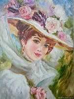 Картина полиграф 20*50 Сюжет Портрет