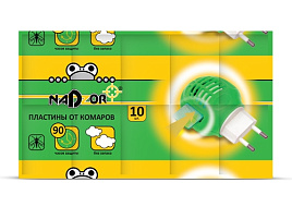 Комары пластины Nadzor без запаха детские 10шт.