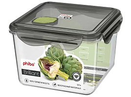 Контейнер для продуктов 1,7л Brilliant 431179913/1503 черный