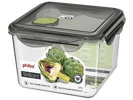 Контейнер для продуктов 1,7л Brilliant 431179913/1503 черный
