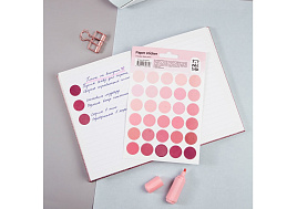 Наклейки MESHU MS_41675 "Trecker dots pink", 12*18см, 30 наклеек, европодвес