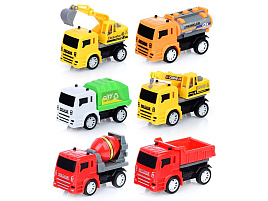 Набор инерционных Машин FL599 строительная техника 6шт