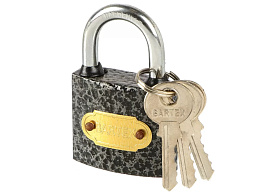 Замок навесной 38мм 504660/1726 Бартекс