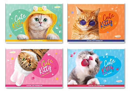 Альбом для рисования 24л. BG АР4ск24 12841 "Cute Kitty"
