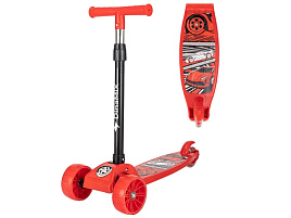 Самокат 3-х колесный СМК-5772 свет