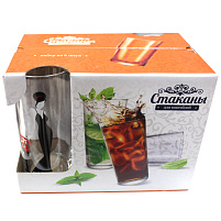 Набор стаканов 148-Д Red Line 6шт