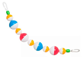 Погремушка на коляску 2С278 с кольцами