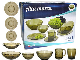 Сервиз столовый 45пр 62207 ALTA MAREA дымка
