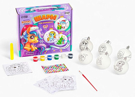 НГ Набор для творчества Роспись 10864787 Новогодний сюрприз шары