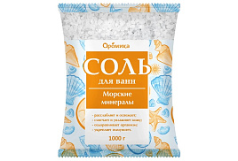 Соль для ванн 1000г Аромика Морские минералы(ракушка)