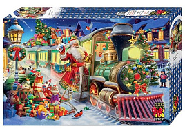 НГ Пазл 1000эл. Поезд Деда мороз 79250