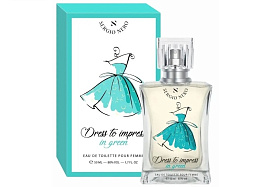 Туалетная вода женская Dress to Impreess Зеленая(In Green)50мл.