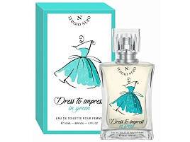 Туалетная вода женская Dress to Impreess Зеленая(In Green)50мл.