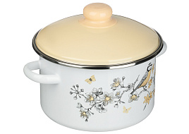 Кастрюля эмаль 3л 894-577 Люмен индукция