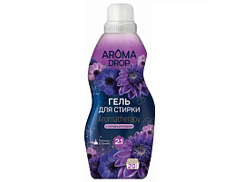 Стиральный порошок жидкий Aroma Drop Гель 1000мл Лаванда и ваниль М