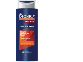 Гель для душа мужской Deonica 250мл Energy Shot