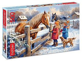 Пазл 500эл. Снежное утро 35181