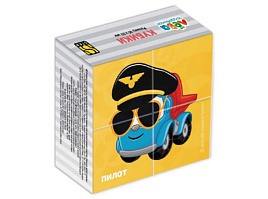 Кубики 4 шт 87386 Грузовичек Лева