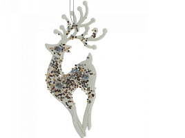 Подвеска пластик Олень 779706 17,5см