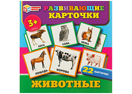 Развивающие карточки 5562-7 Животные