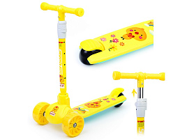 Самокат 3-х колесный U038228Y желтый
