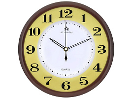 Часы настенные Atlantis 27*27 D-764A коричневые